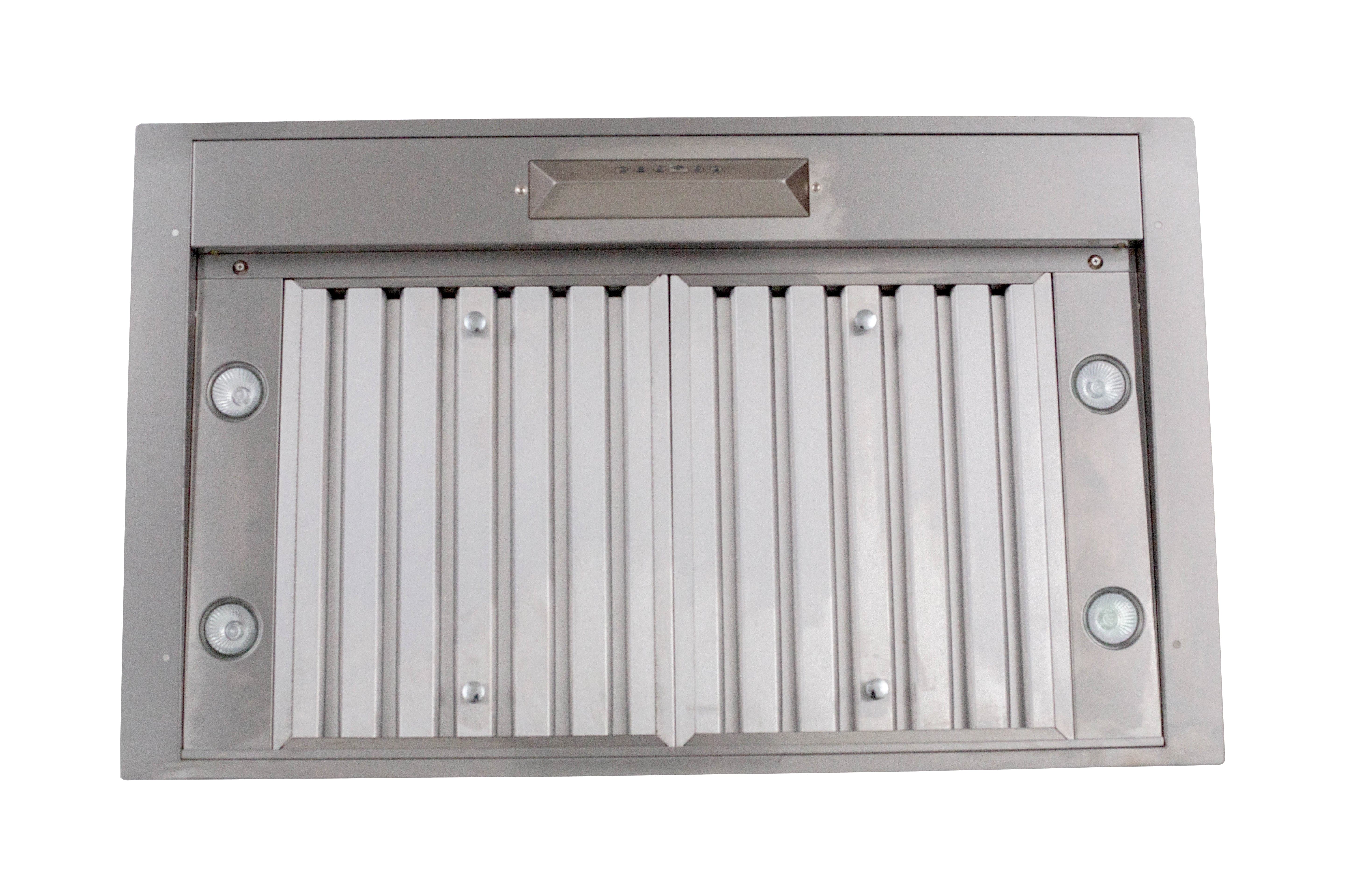 Range Hood Insert/Liner, 15, 18 or 21 inch Deep Options, Ducted, 600/1200 CFM, Stainless Steel | Proline PLJL Hurricane - Image 13