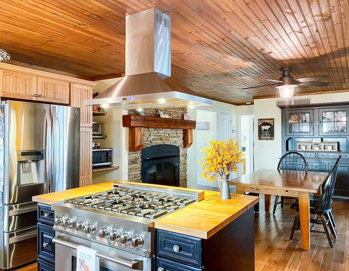 Proline PLFI 520 - Ducted Island Range Hood, 600/1100 CFM | Stainless Steel Finish - Image 9