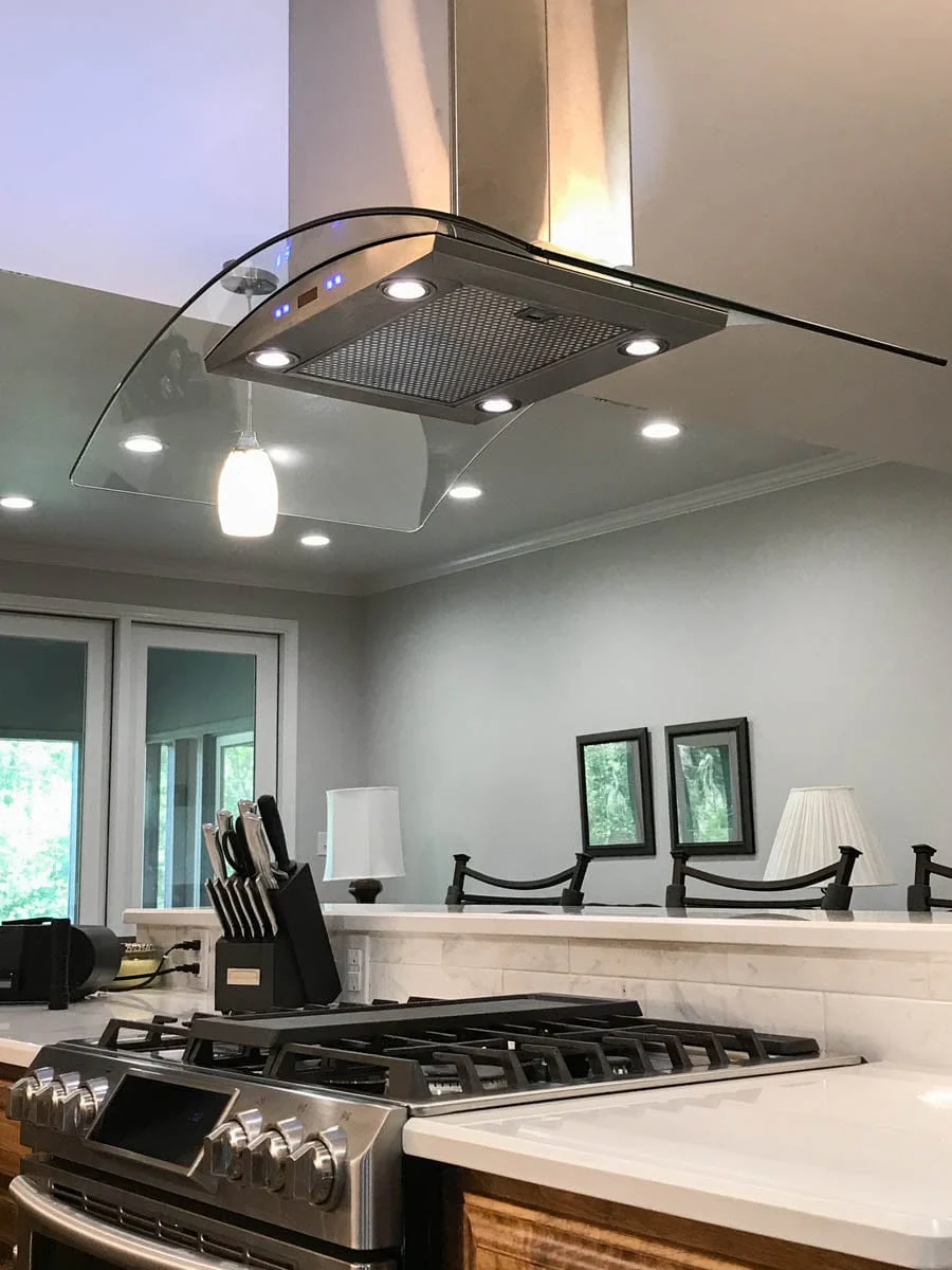 Proline PLFI 544 - Ducted Island Range Hood, 600 CFM | Stainless Steel Finish - Image 10