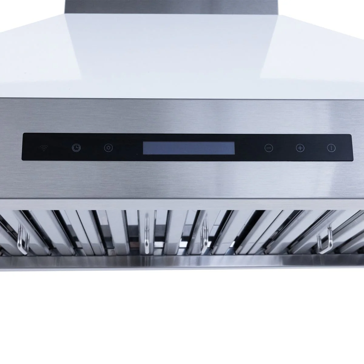 Proline King Air with Stainless Steel, White and Matte Black Finish - Dream Home Series - 550/1200 CFM, Wall-Mounted Range Hood - Image 8