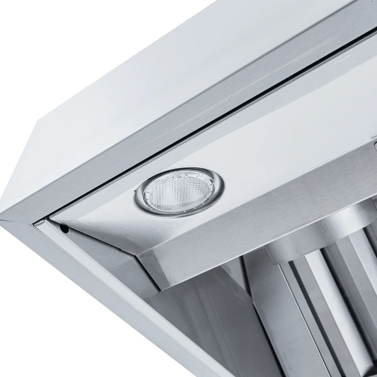 Wall Mounted Range Hood, Ducted, Variable CFM, Stainless Steel Finish, Outdoor Rated Finish option | Proline ProVWC - Image 9